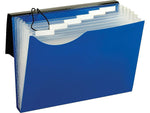 Pendaflex Plastic Accordion File, 7-Pocket, Letter Size, Blue (67440BLU)