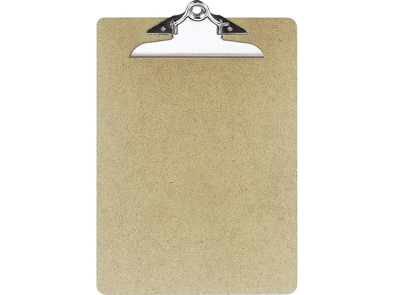 Officemate Hardboard Clipboard, Letter Size, Brown (83500)