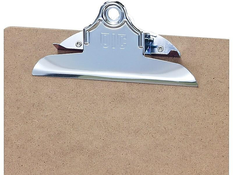 Officemate Hardboard Clipboard, Letter Size, Brown (83500)