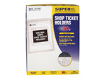 C-Line Job Ticket Holders, 9" x 12", Clear, 50/Box (80912)