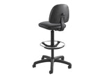Safco Precision Armless Vinyl Drafting Chair, Black (3406BL)