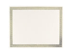 Great Papers Channel Border Foil Certificates, 8.5" x 11", Beige/Gold, 15/Pack (963007)