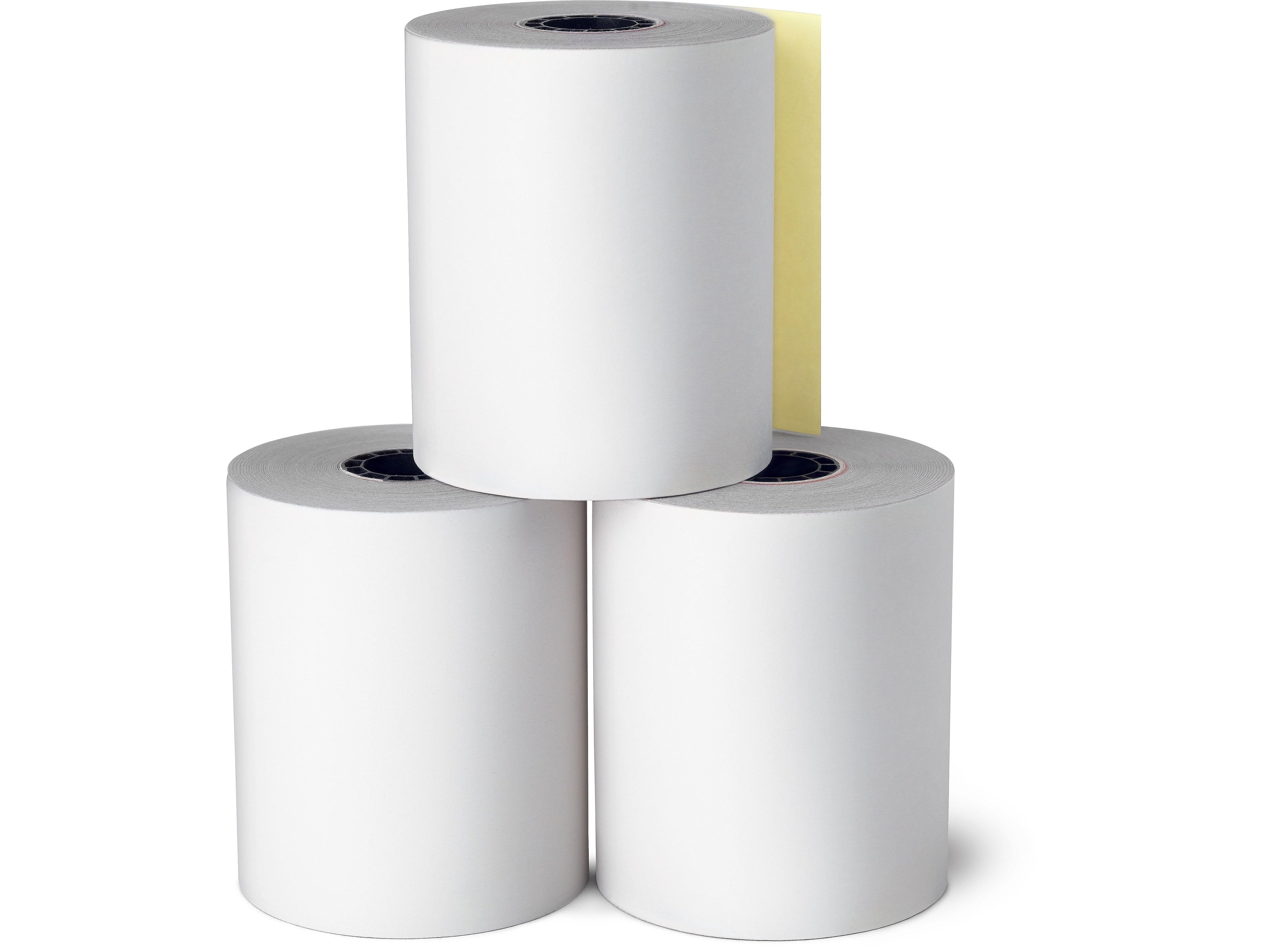 Staples Thermal Cash Register/POS Rolls, 2-Ply, 3 1/4" x 80', 60/Carton (28391/491924)