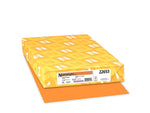 Astrobrights Colored Paper, 24 lbs., 11" x 17", Cosmic Orange, 500 Sheets/Ream (22653)
