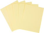 Staples 67 lb. Cardstock Paper, 8.5" x 11", Yellow, 250 Sheets/Pack (82993)