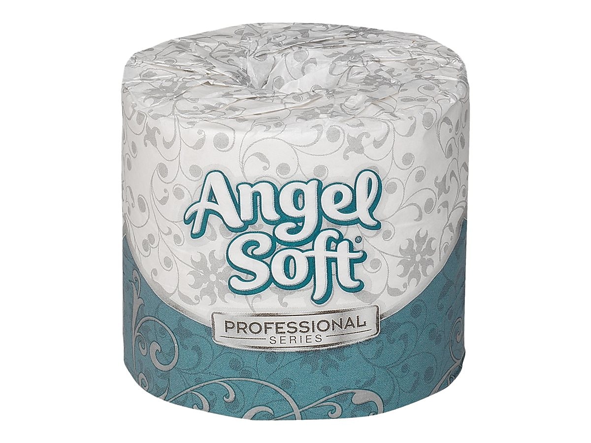 Angel Soft Professional Series Recycled Toilet Paper, 2-ply, White, 450 Sheets/Roll, 80 Rolls/Case (16880)