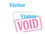 C-Line Time's Up! Self-Expiring Visitor Badges, 100/Box (97005)