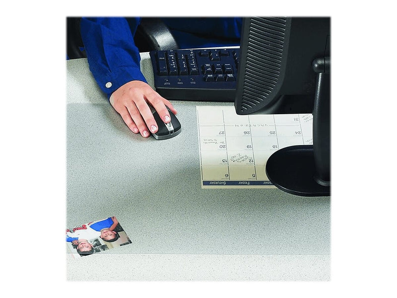 Artistic Krystal View Plastic Desk Pad, 19" x 24", Clear (60-4-0M)