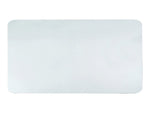 Artistic Krystal View Anti-Slip Plastic Desk Pad, 20" x 36", Clear (60-6-0M)