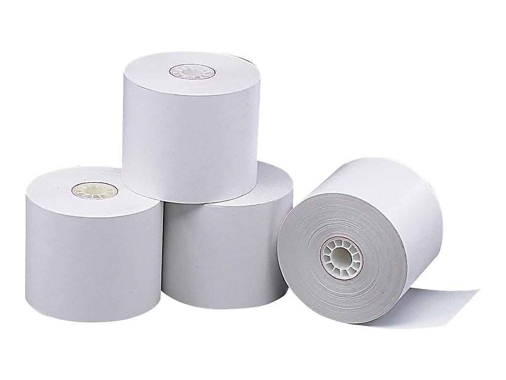 Unbranded Thermal Cash Register Paper Rolls, 3 1/8" x 273', BPA Free (911869-P)