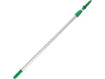 Unger OptiLoc 8' Telescoping Window Extension Pole, Aluminum, Silver/Green (EZ250)