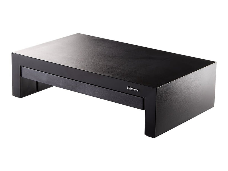 Fellowes Designer Suites Adjustable Monitor Riser, Up to 32" Monitor, Black  (8038101)