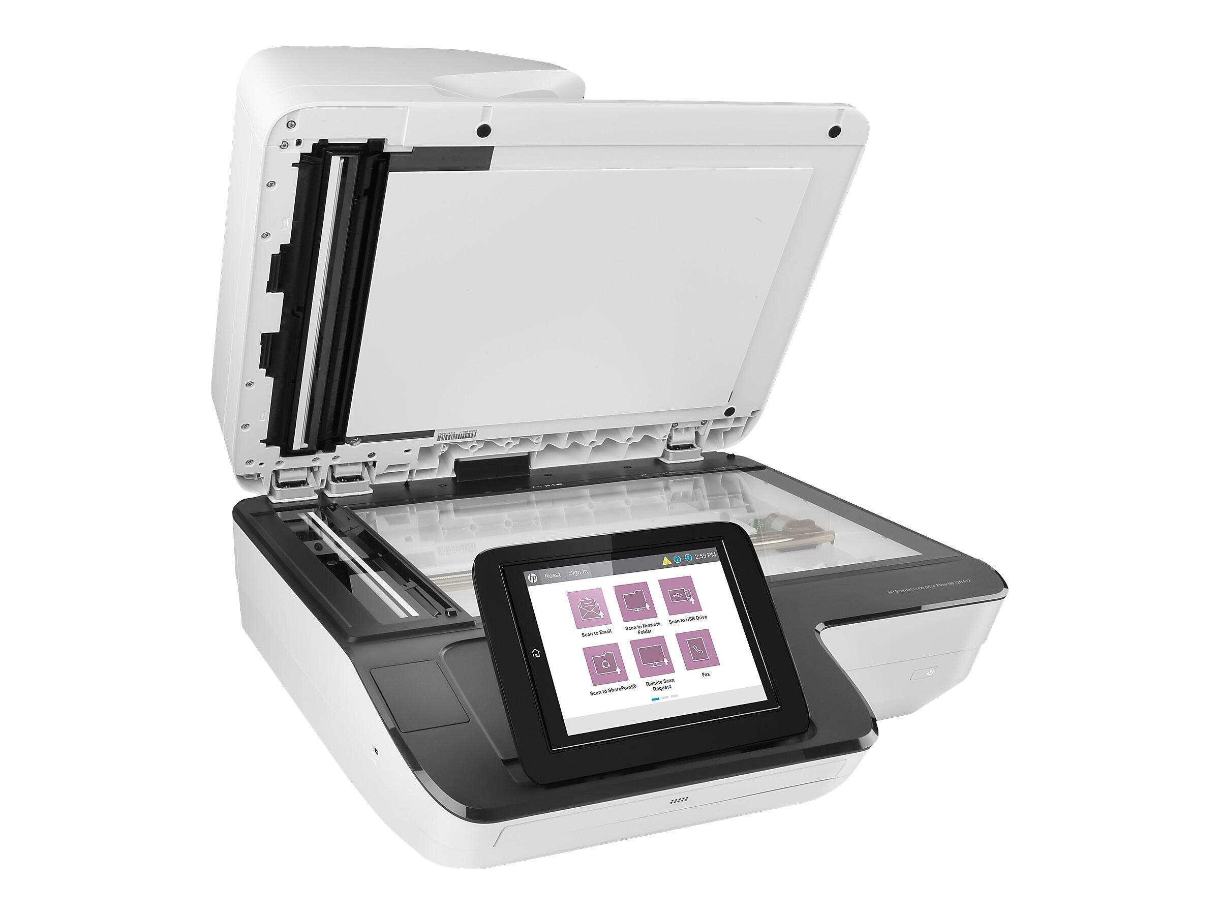 HP ScanJet Enterprise Flow N9120 fn2 L2763A#BGJ Desktop Scanner, Black/White