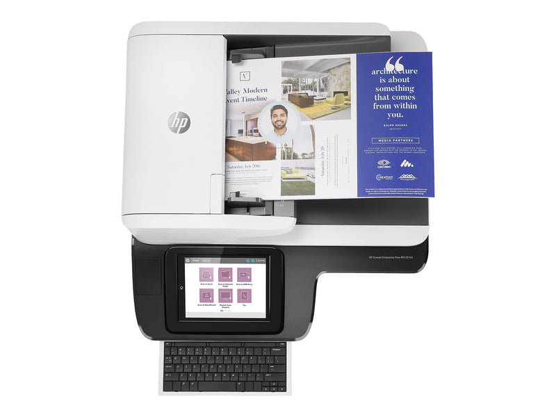 HP ScanJet Enterprise Flow N9120 fn2 L2763A#BGJ Desktop Scanner, Black/White