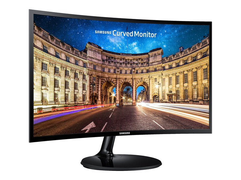 Samsung 390 Series C27F390 27" Curved LED LCD Monitor, High Glossy Black