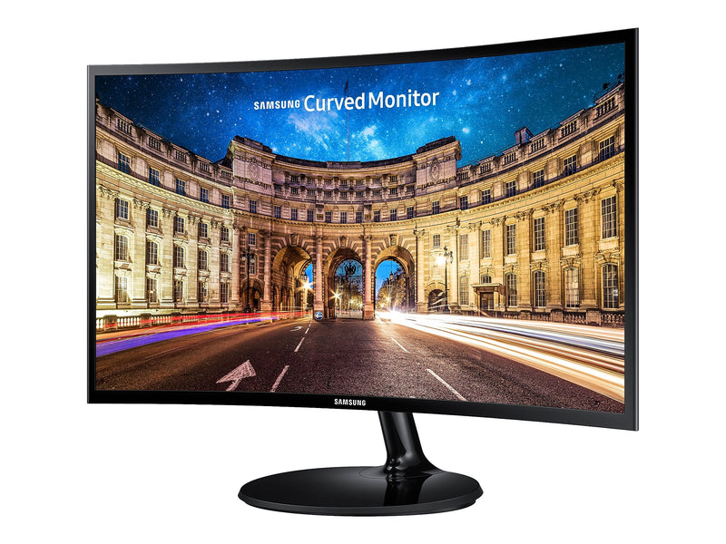 Samsung 390 Series C27F390 27" Curved LED LCD Monitor, High Glossy Black