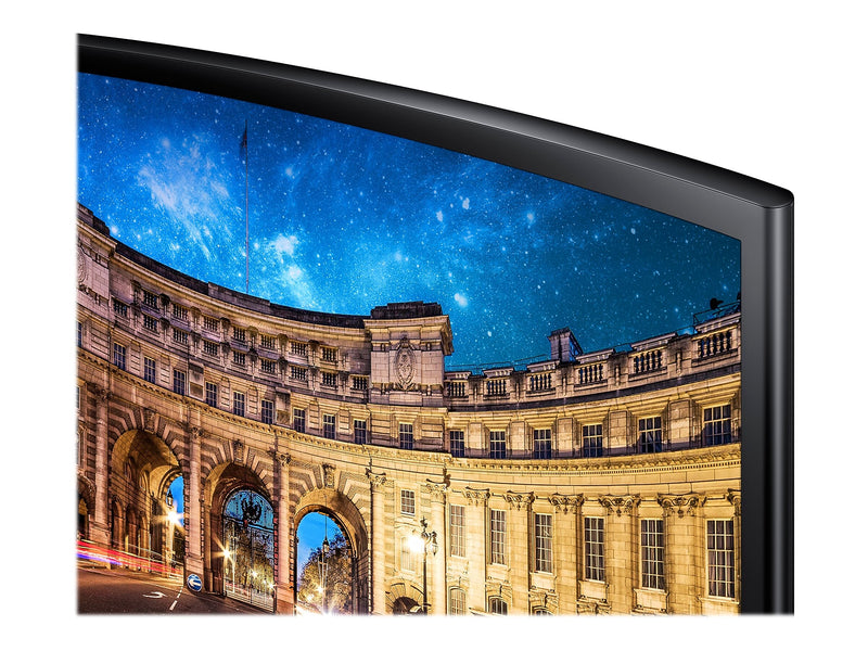 Samsung 390 Series C27F390 27" Curved LED LCD Monitor, High Glossy Black