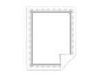 Southworth Premium Spiro Design Certificates, 8.5" x 11", White/Silver, 15/Pack (CTP2W)