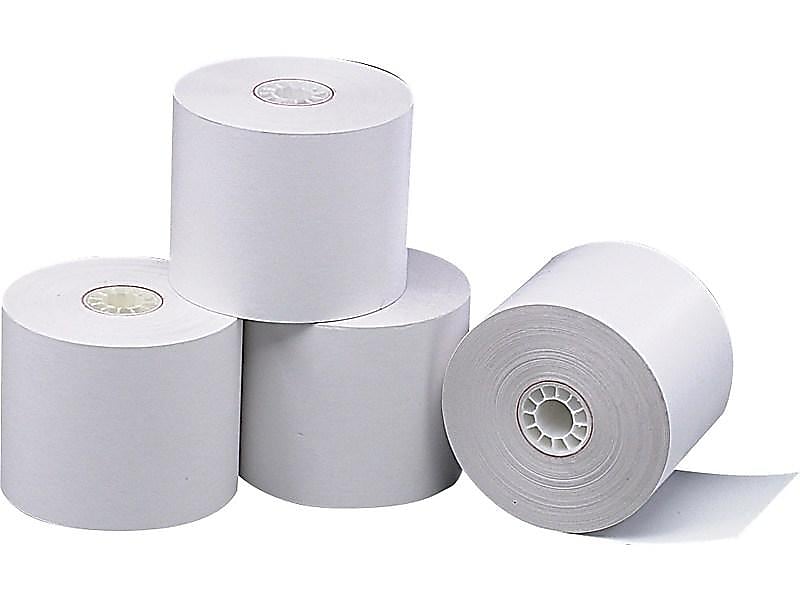 Staples Thermal Cash Register/POS Rolls, 3 1/8" x 230', BPA Free, 50/Carton (18296-CC)
