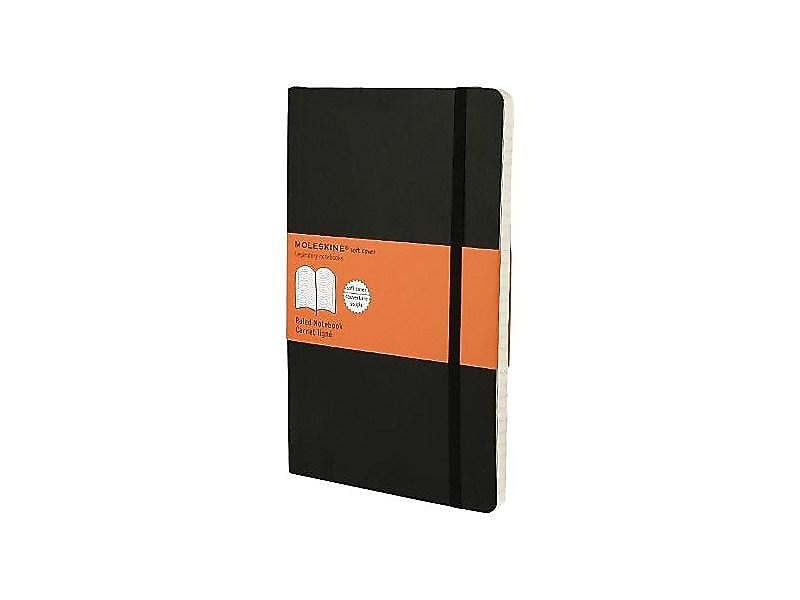 Moleskine Professional Notebooks, 9.75" x 7.5", College Ruled, 96 Sheets, Black (707223)