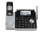 AT&T TL88102 2-Line Cordless Phone, Gray/Black