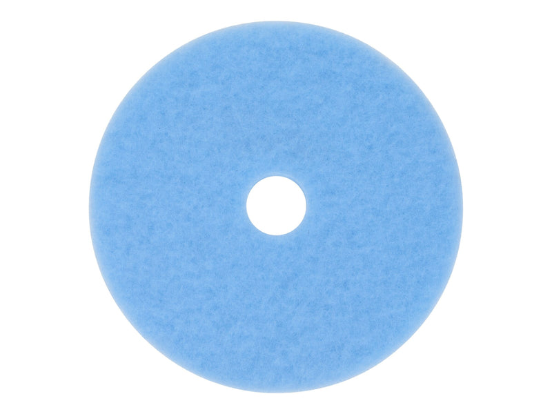 3M 20" Burnish Floor Pad, Sky Blue, 5/Carton (3050-20)