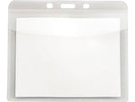 Advantus ID Badge Holders, Clear, 50/Pack (75603)