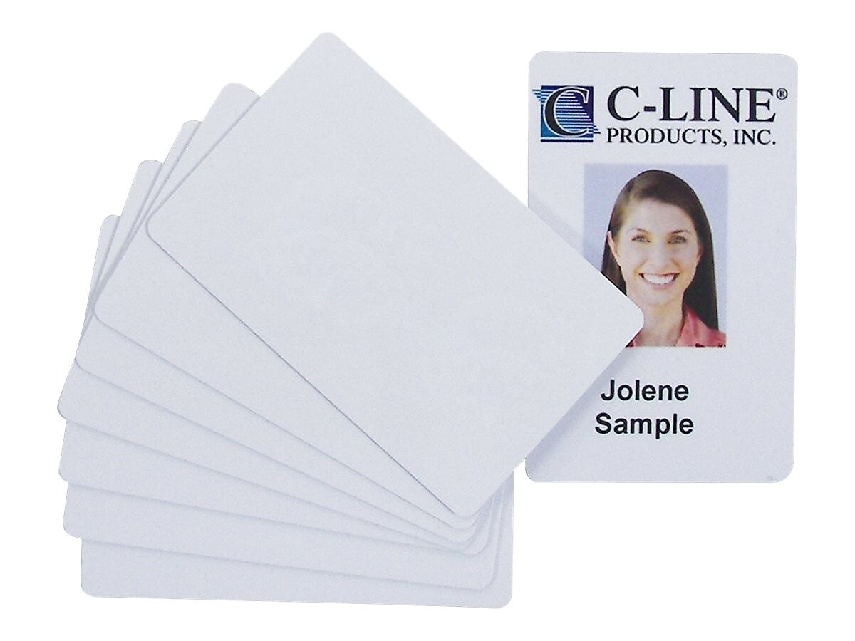 C-Line ID Card, White (89007)