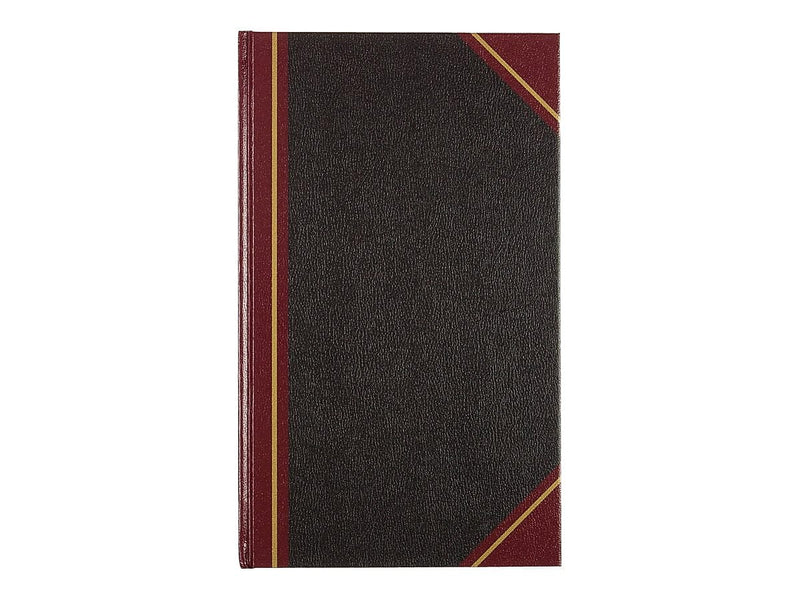 National Texhide Series Record Book, 8.75" x 14.25", Black, 150 Sheets/Book (57131)