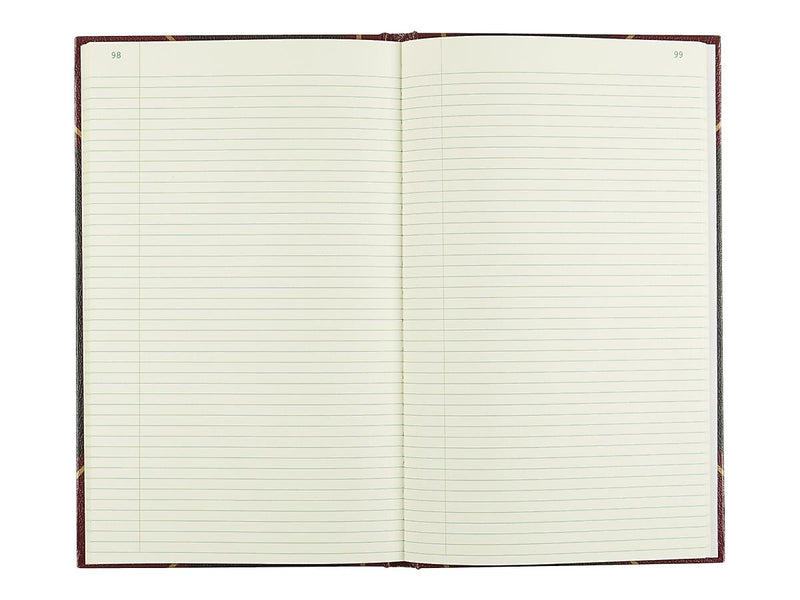 National Texhide Series Record Book, 8.75" x 14.25", Black, 150 Sheets/Book (57131)