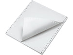 Staples Continuous Paper, 9.5" x 11", 20 lbs., White, 2500 Sheets/Carton (27125/177154)