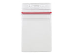 IDville ID Badge Holders, Clear/Red, 50/Pack (134523431)