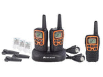 MIDLAND RADIO X-Talker Two-Way Radios, Black/Orange, 3/Pack (T51X3VP3)