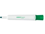 Staples Remarx Dry Erase Markers, Broad Point, Green, 12/Pack (18889)