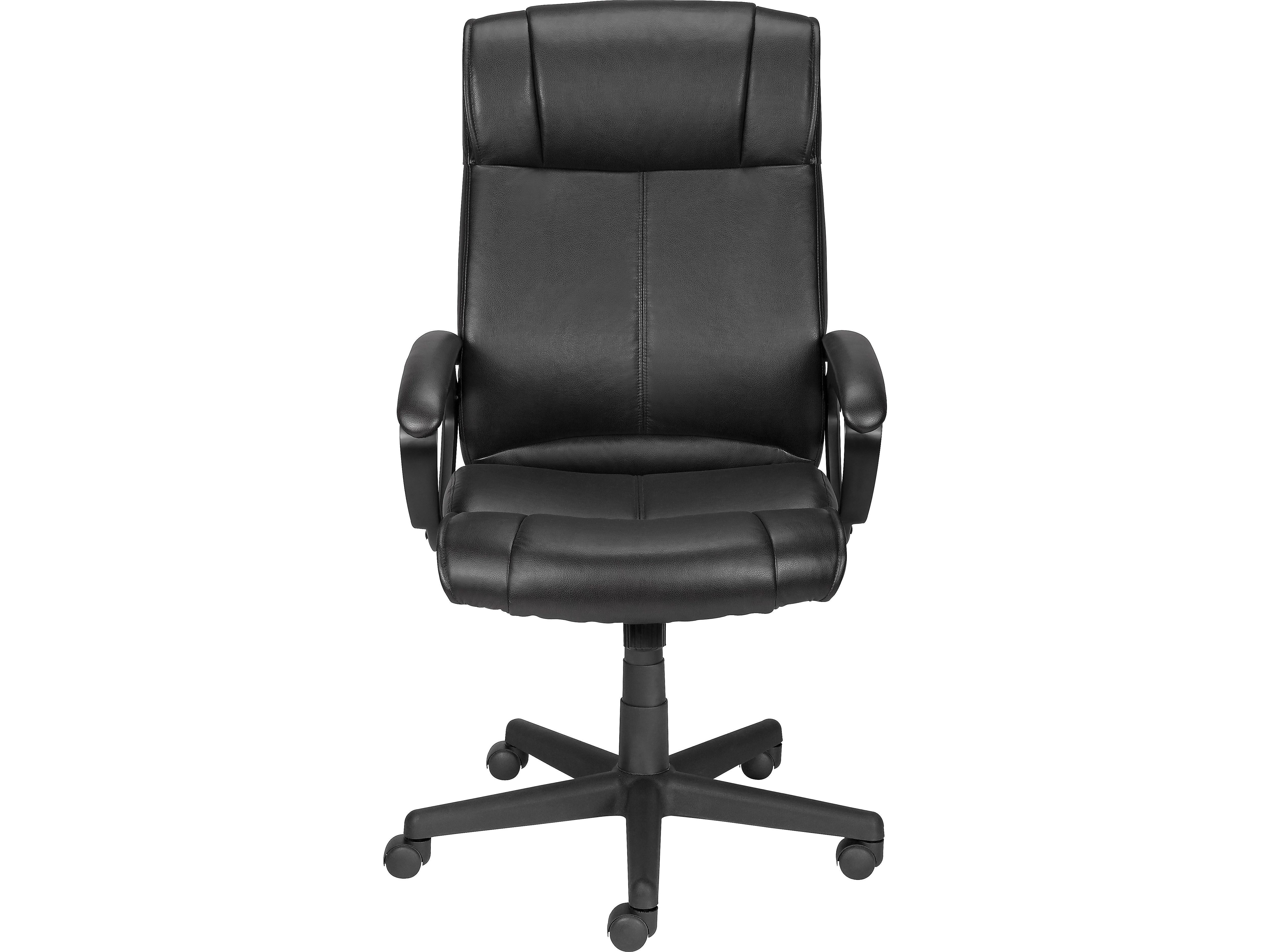 Staples Turcotte Ergonomic Luxura Swivel Computer and Desk Chair, Black (61303-CC)