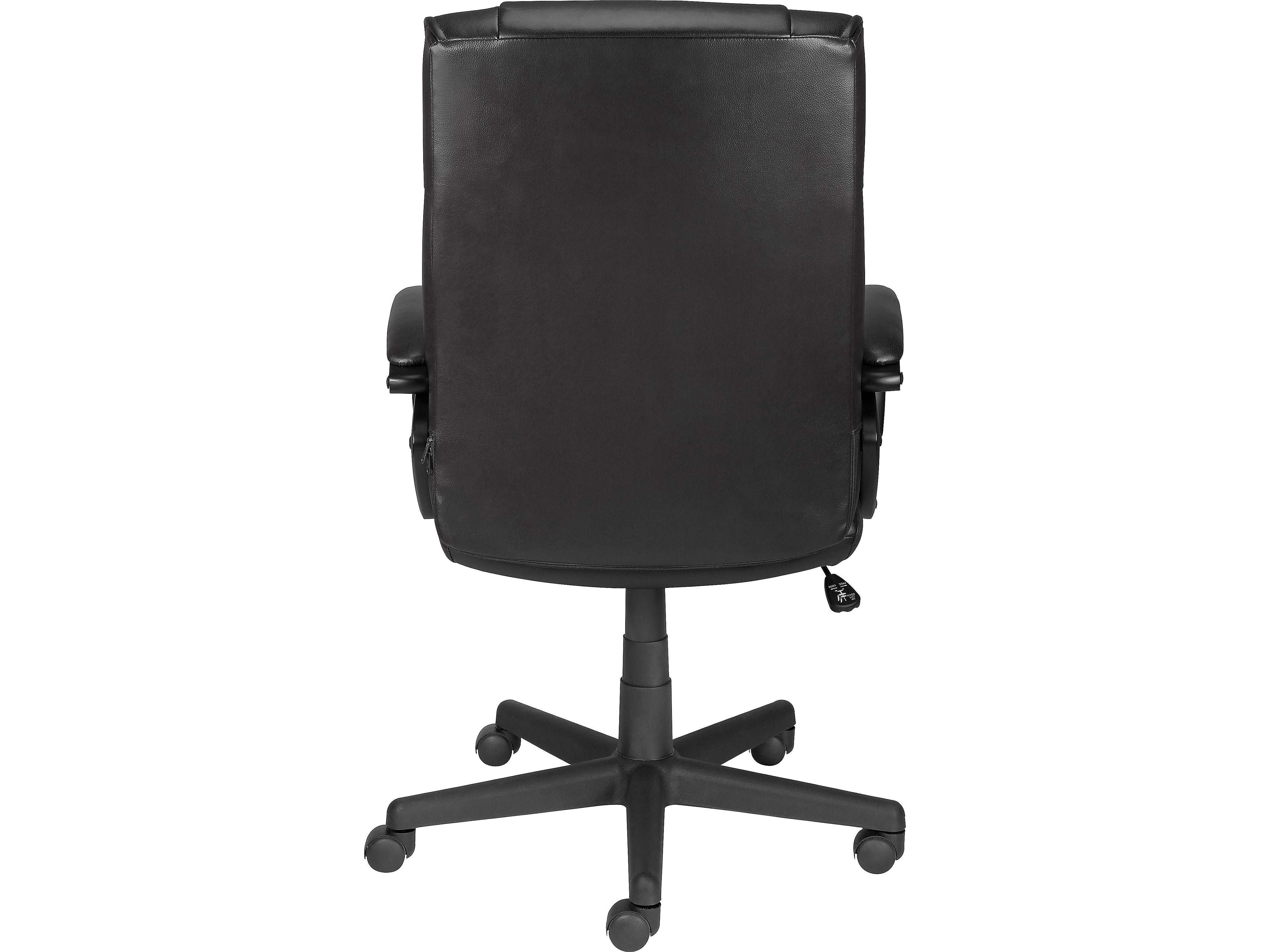Staples Turcotte Ergonomic Luxura Swivel Computer and Desk Chair, Black (61303-CC)