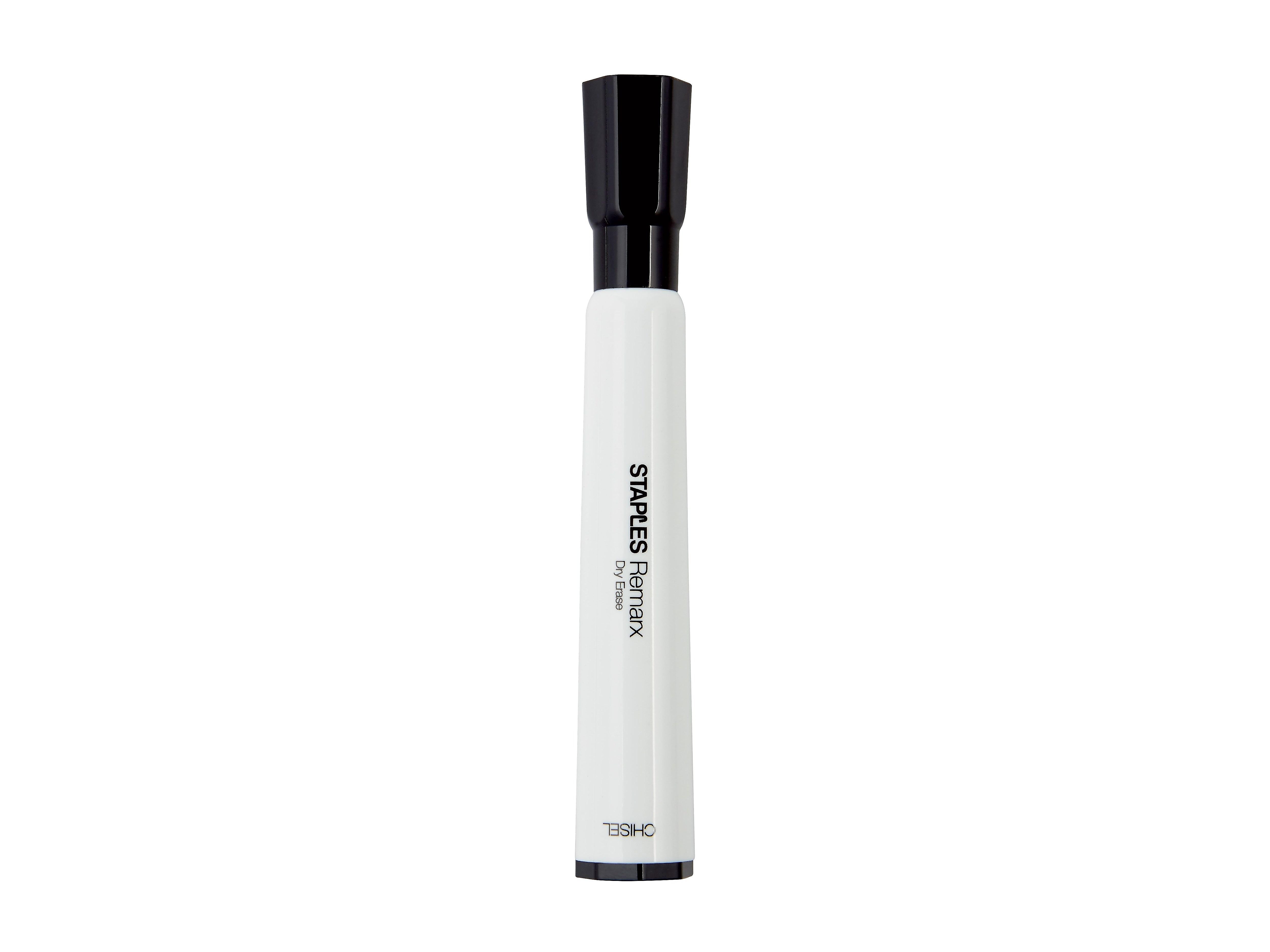 Staples Remarx Dry-Erase Markers, Chisel Tip, Black, 12/Pack (29211-CC)
