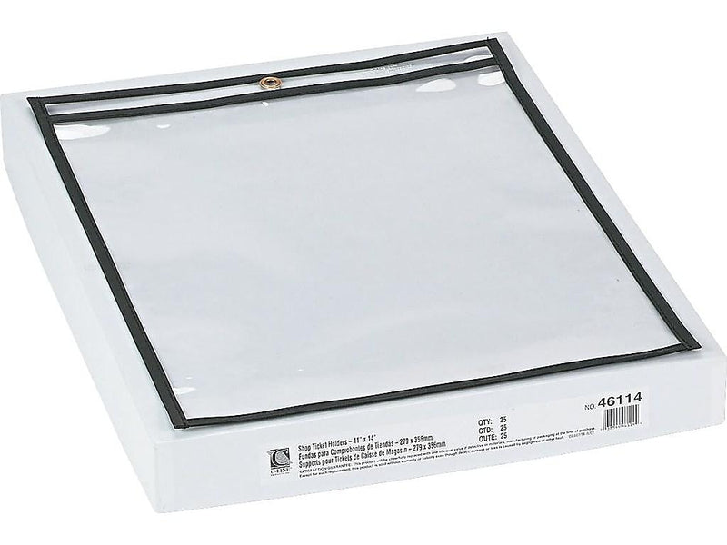 C-Line Job Ticket Holders, 11" x 14", Clear, 25/Box (46114)