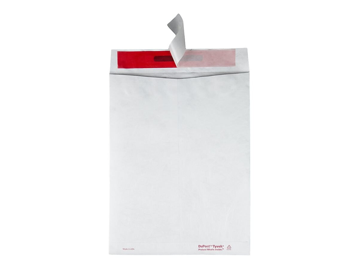 Quality Park Survivor Tyvek Self Seal Document Envelope 10" x 13", White, 100/Box (QUAR2420)