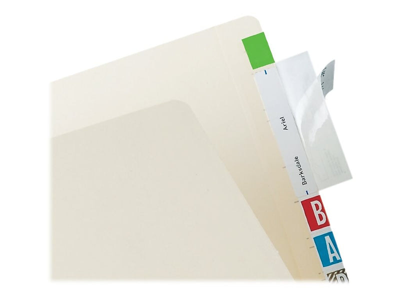 Tabbies Self-Adhesive Label Protectors, 2" x 3-1/2", Clear, 100/Pack (58385)