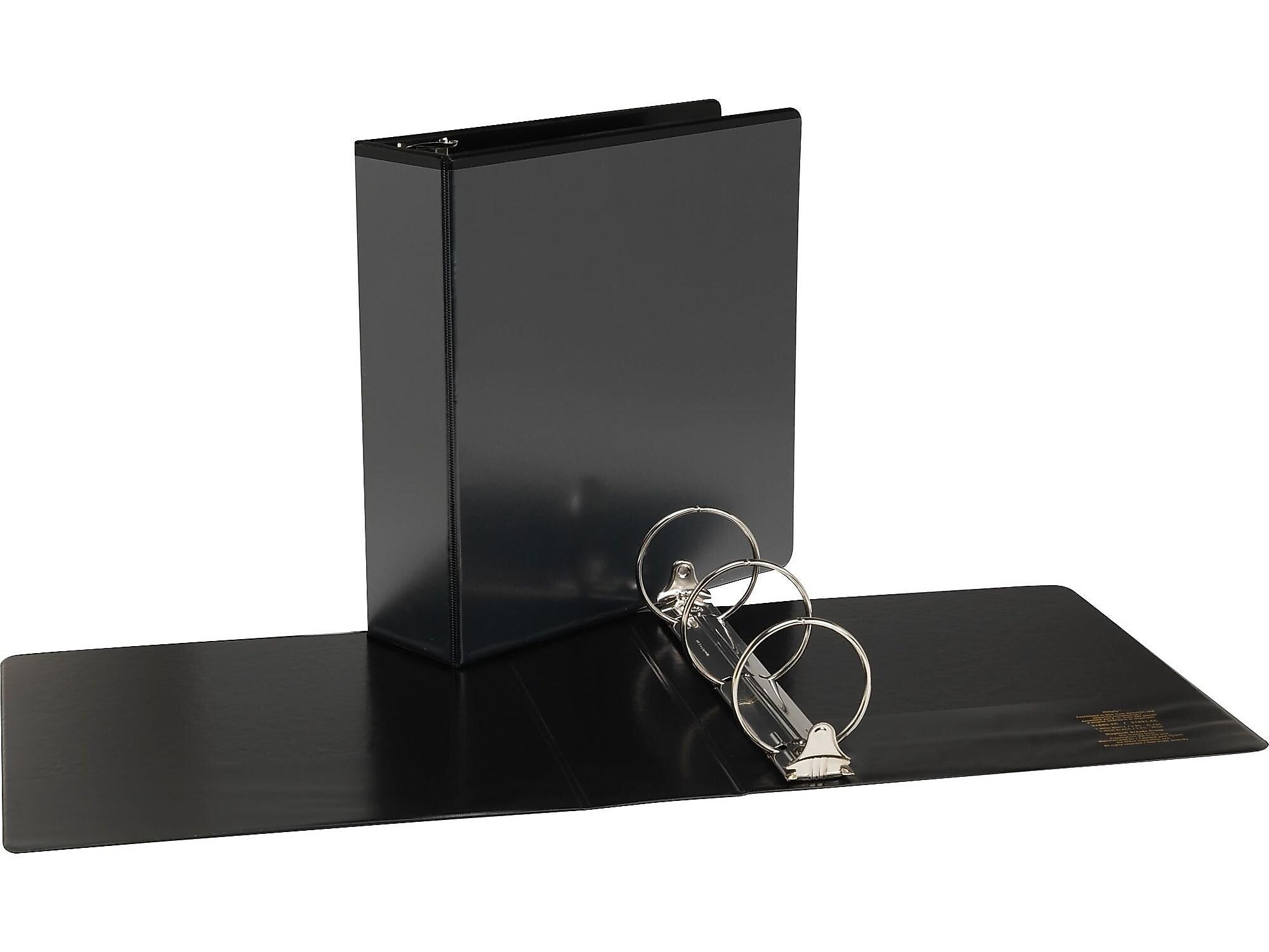 Simply 3" 3-Ring View Binders, Black, 6/Pack (23721/21690)
