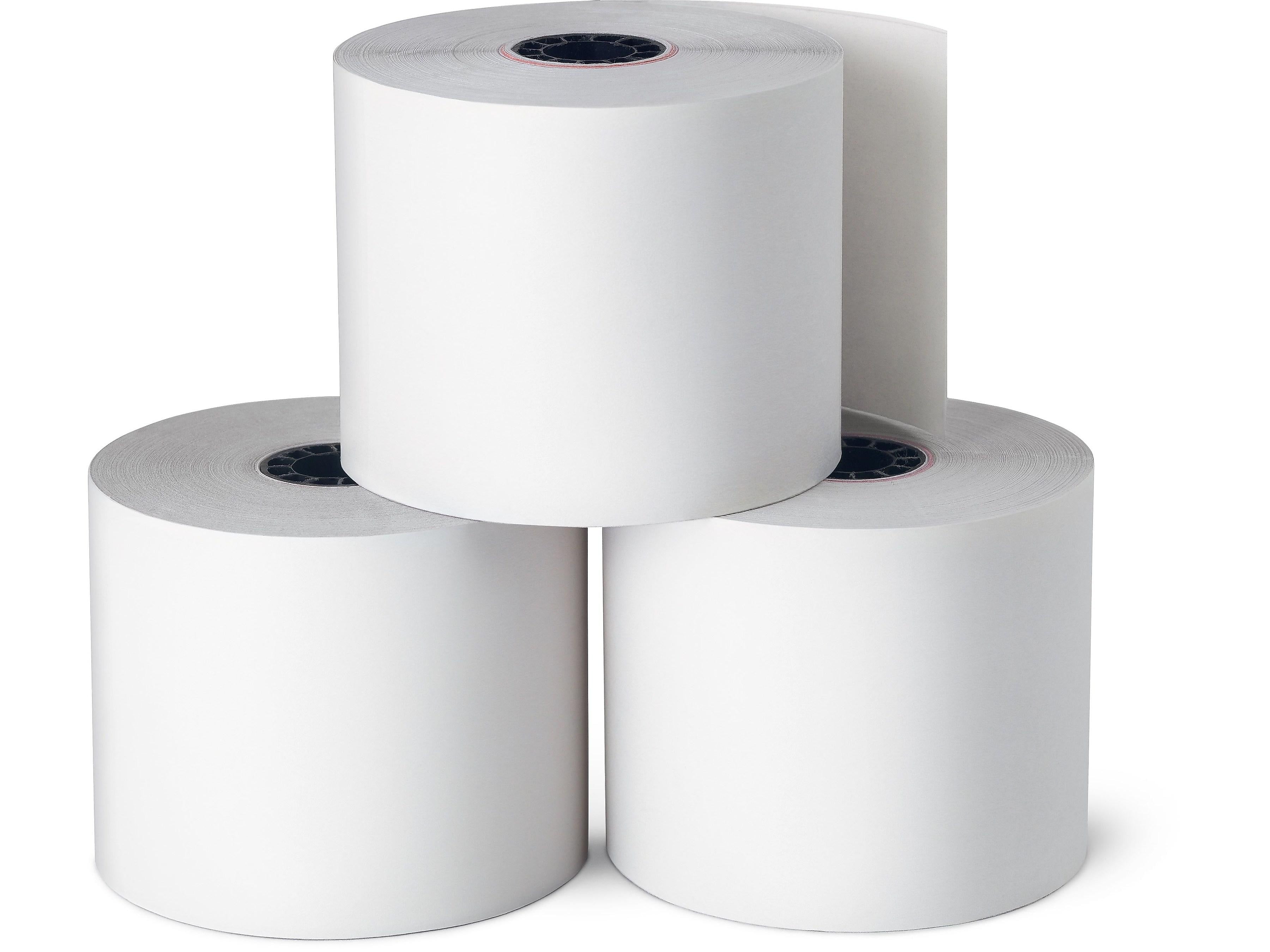 Staples Bond Paper Rolls, 2 1/4" x 85', 10/Pack (18216-CC)