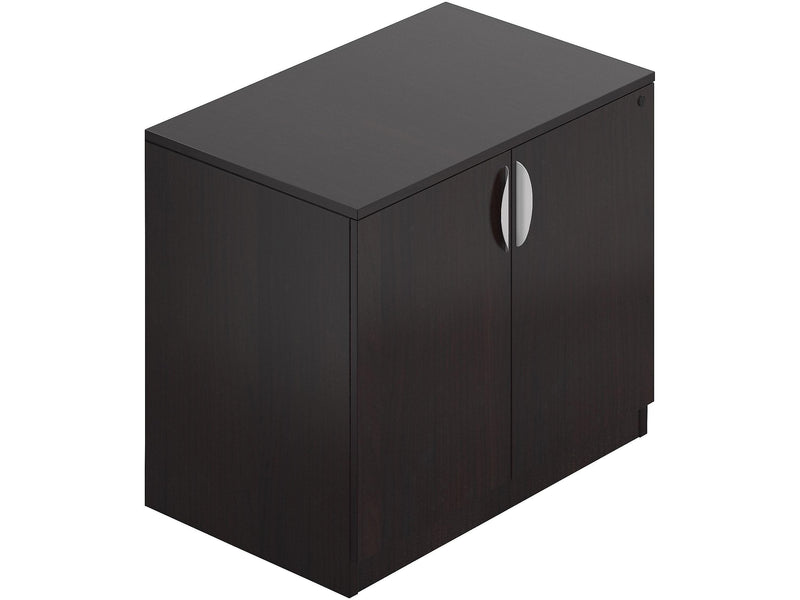 Offices To Go 29.5" Laminate Storage Cabinet with 1 Shelf, American Espresso (SL3622SC-AEL)