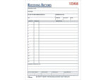 TOPS 3-Part Carbonless Receiving Records, 5.56"W x 7.94"L, 50 Sets/Book (46260)