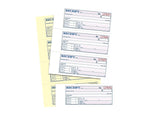 TOPS 2-Part Carbonless Receipts Book, 2.75"L x 7.13"W, 200 Forms/Book, Each (TOP 46806)