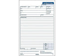 TOPS Job 3-Part Carbonless Work Orders, 8.62"L x 5.67"W, 50 Sets/Book (3868)
