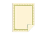 Southworth Premium Spiro Design Certificates, 8.5" x 11", Ivory/Gold, 15/Pack (CTP2V)