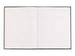 Rediform Executive and Journals 1-Subject Professional Notebooks, 7.25" x 9.25", Quad, 96 Sheets, Black (A9Q)