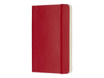 Moleskine Classic Notebook, Large, 5" x 8.25", College Ruled, 96 Sheets, Scarlet Red (930048)