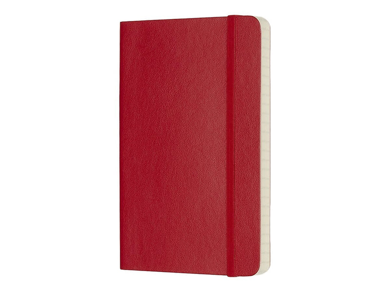 Moleskine Classic Notebook, Large, 5" x 8.25", College Ruled, 96 Sheets, Scarlet Red (930048)